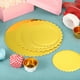 thumbnail image 4 of Uxcell 10 Pcs Cartones para Pasteles, Bandejas Circulares de 10 Pulgadas, Doradas, 4 of 6