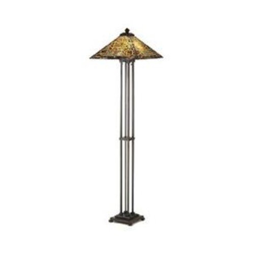 63"H Knotwork Mission Floor Lamp