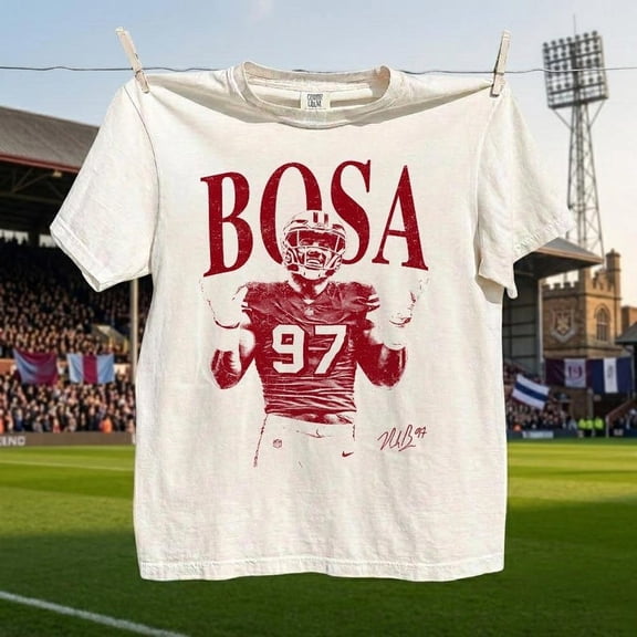 Bosa Shirt, San.Francisco Football Fan Tee, Game Day Shirt, Football Gift, Vintage Sports Tee