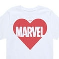 thumbnail image 3 of Marvel - Heart Valentine - Toddler And Youth Short Sleeve Graphic T-Shirt, 3 of 5