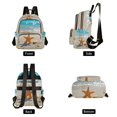 thumbnail image 2 of JIALIOU Mini Backpack Purse for Women Quilted Casual Daypack Small Travel Shoulder Bag, Starfish Stand on Beach, 2 of 7