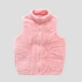 thumbnail image 4 of LFEOOST Toddler Boys Girls Vest Fleece Plush Waistcoat Sleeveless Jacket Warm Top, 1-2Years, Pink, 4 of 4