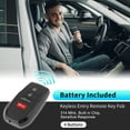 thumbnail image 2 of HYQ14FBX 314MHz Replacement Keyless Entry Remote Smart Key Fob for Toyota Tacoma Tundra 2022 2023 2024 No.8990H-0C010/231451-3041 3 Buttons, 2 of 7
