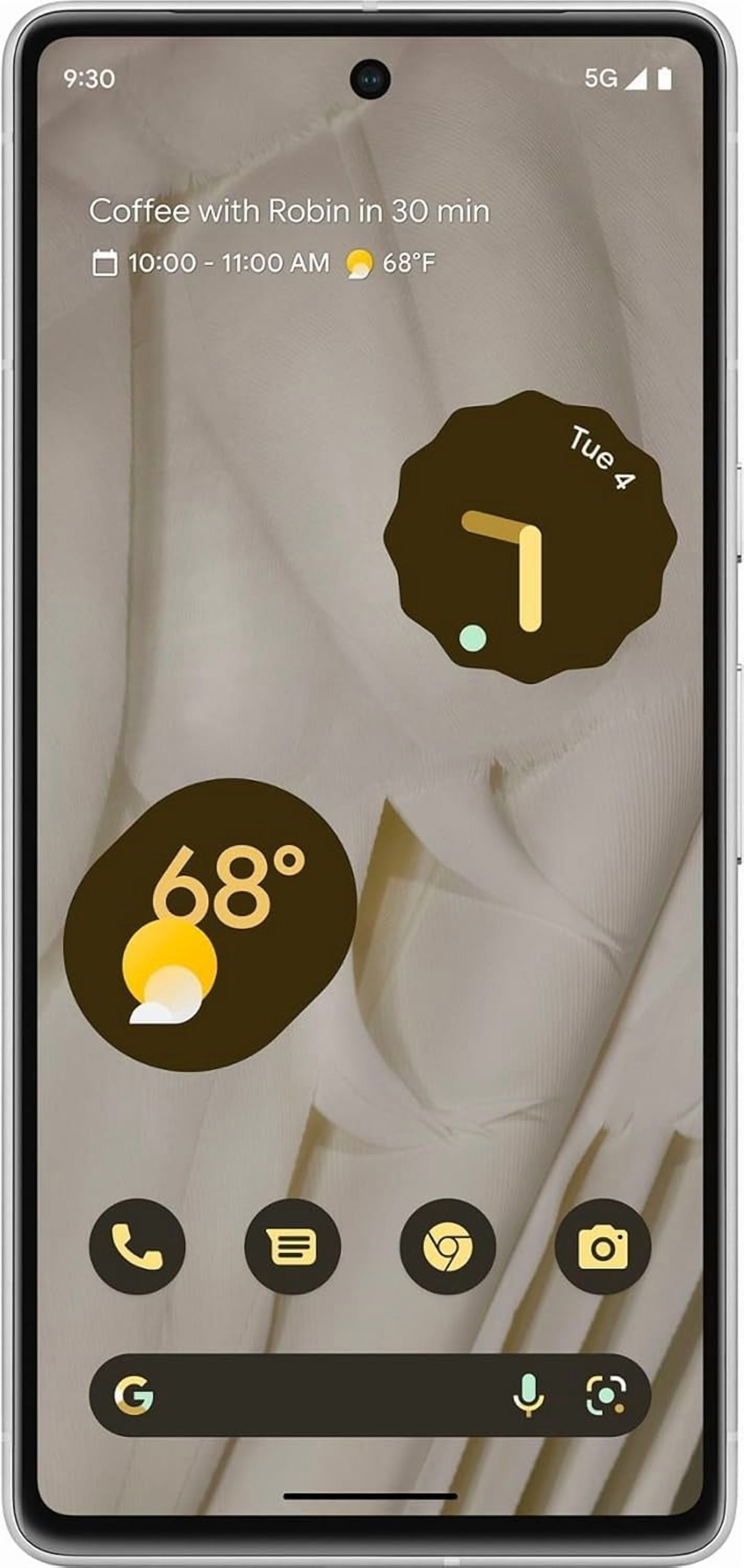 Restored Google Pixel 7 5G, 128GB, Snow - Unlocked (Refurbished)