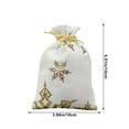 thumbnail image 6 of Upgraded HEROOY Velvet Hot Stamping Drawstring Bag Pentagram Christmas Gift Bags Candy Drawstring Bags Holiday Products Gifts L, 6 of 6