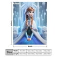 thumbnail image 2 of Frozen Throw Blanket for Kids Frozen Merch for Girls Boys 40"*50" （100*130cm） Blankets, 2 of 8