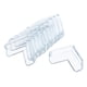 thumbnail image 1 of Paquete de 10 protectores de esquinas para muebles, protección de bordes, seguridad para bebés. Claro, 1 of 9
