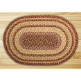 thumbnail image 1 of Earth Rugs 04-357 Burgundy-Gray-Creme Oval Rug, 1 of 1