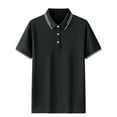 thumbnail image 1 of pstuiky Camisas de vestir de manga corta para hombre, Camisa informal de manga corta con cuello vuelto, cómoda y lisa, para hombre camisas casuales para hombre xl, 1 of 3