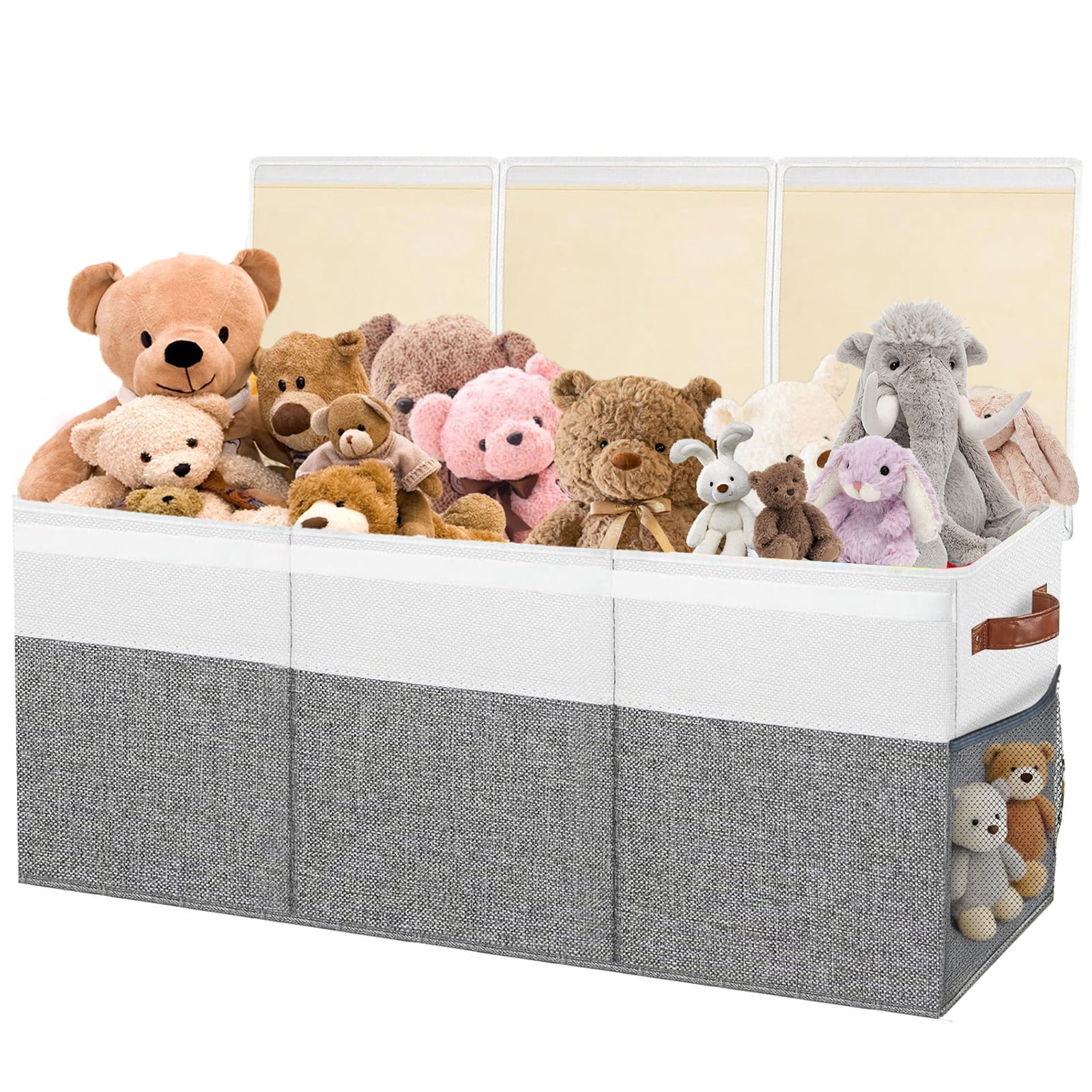 Teamson TD-11326A Wooden Toy Box - Happy Farm Room Collection
