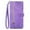 Purple, variant on ELEHOLD Luxury Folio Wallet Case for Motorola Moto G Play 5G 2024,Moto G 5G 2024, Embossed Flower Pattern 7 Card Slots Zipper Pocket Wrist Strap Kickstand Case Cover, Purple