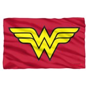 Wonder Woman Comic Logo Fleece Blanket 36' x 58'