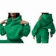 thumbnail image 3 of Conjunto de 2 Piezas para Mujer: Sudadera con Capucha de Gran Tamaño, Pantalones Deportivos Y2K, Ropa de Otoño Verde XXL, 3 of 6