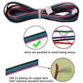 thumbnail image 3 of 8 Piezas 2M Cables de Conector de Motor XH2.54 4 Una XH2.0 6 Terminales Blancos Cables de Motor En Paralelo para Impresora 3D Paso Una Paso, 3 of 5