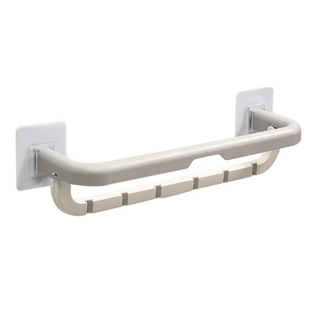 

Jsykt Suction Cup Hooks 1PC Perforated Bathroom Suction Cup Hanger Creative Folding Towel Rack Clearance
