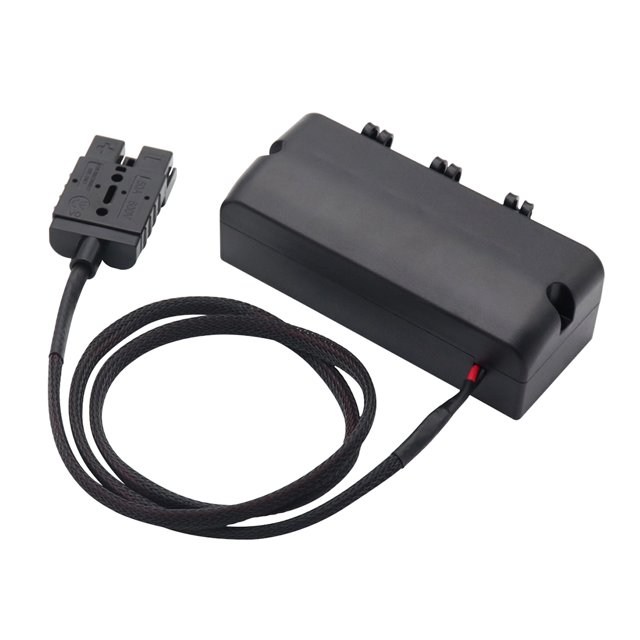 Riwesomey Toma de encendedor de 3 vías para coche, montaje de tornillo de 12-24V, protección contra sobrecarga, RV, ATV, cámara de Accesorios para vehículos recreativos