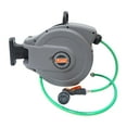 thumbnail image 4 of DYNWAVECA Automatic Retractable Garden Hose Reel PVC Hose Easily Install 180 degree Rotation 15m Hose, 4 of 10