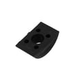 thumbnail image 4 of 10mm Hole Dia Furniture Connector Half Moon Nuts Spacer Washer Black 5PCS, 4 of 4