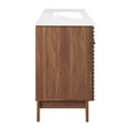 thumbnail image 3 of Modway Render 48" Single Sink Bathroom Vanity in Walnut White, 3 of 16