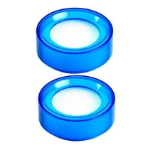OUNONA 2-Pack Round Finger Wetting Sponge for Office Supplies and Banking Equipment, Plastic Material