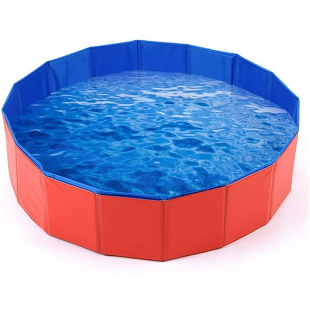 JoyX Collapsible Pet Dog Bath Pool, Kiddie Pool Hard Plastic Foldable