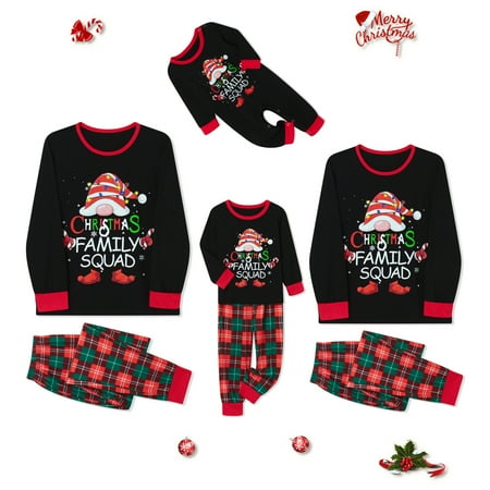

Holiday Family Matching Pajamas Christmas Pjs Set Long Sleeve Tops Xmas Pajamas Pant Cute Family Jammies