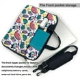 thumbnail image 3 of ZICANCN Laptop Case 13 inch, Cool Cartoon Watermelon Ice Cream Work Shoulder Messenger Business Bag for Women and Men, 3 of 9