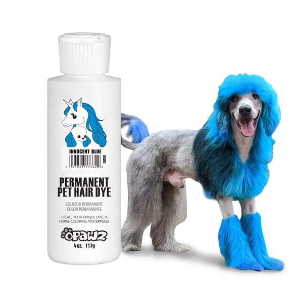 Tinte para mascotas OPAWZ Permanent Innocent Blue para perros y caballos
