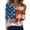 Vermilion #91, variant on KDDYLITQ Womens 250th Anniversary Tshirt Causal 250 Years Birthday Long Sleeve Tops Patriotic Printed Vintage Tees National Flag Print Graphic Crew Neck T-Shirts Blue M