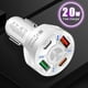 thumbnail image 5 of Cargador CARGAR RÁPIDO CADROLE CIRO CIRGADOR USB 4 Puertos con LED PD20W+Type-C+2USB (QC3.0+3.1A) Para 15 14 13 12 Pro Max Blue, 5 of 9