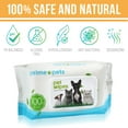 thumbnail image 6 of Prime Pets 300 Count Dogs Cats Grooming Wipes, Pet Cleaning Deodorizing Wipes,100CT per Pack, 6 of 9