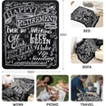 thumbnail image 4 of Retirement Gift for Woman & Man, Newspaper Throw Blanket Gift, Farewell Gifts for Coworkers, Going Away Gift, Goodbye Gifts for Coworkers, Coworker Leaving Gift Blanket (60"x50",Newspaper), 4 of 5