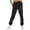 Black, variant on Sentmoon Straight Leg Pants Women High Waist Track Pants Women Loose Wide Leg Solid Color Stretchy Plus Size Black Pants Fall Delightful for Running Cycling Workout XXL