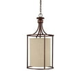 thumbnail image 1 of Capital Lighting Midtown Burnished Bronze 2 Light Foyer Fixture, 1 of 2