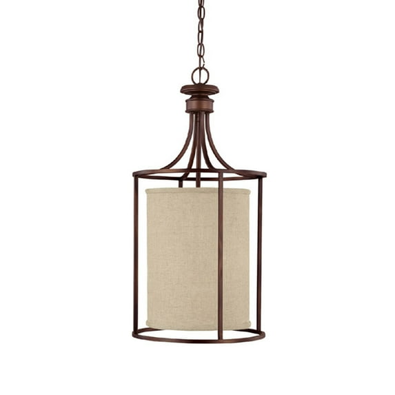 Capital Lighting Midtown Burnished Bronze 2 Light Foyer Fixture