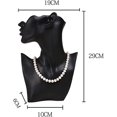 thumbnail image 2 of Busto de maniquí para joyería, soporte para busto de maniquí, soporte para collar y pendientes, organizador de juegos de joyas, 2 of 5