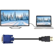 1080P HDTV Male to VGA Male D SUB 15 Pin M/M Adapter Converter Cable Convert Signal from Laptop PC TV Box to VGA Monitors Projectors TV(1M/1 5M/1 8M/3M/5M/10M)