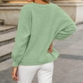 thumbnail image 6 of Bibifish Womens Cardigan Sweaters Button Down Long Sleeve Open Front Sweaters Casual Oversized Soft Lightweight Cozy Ladies Yarn Tops, 6 of 6