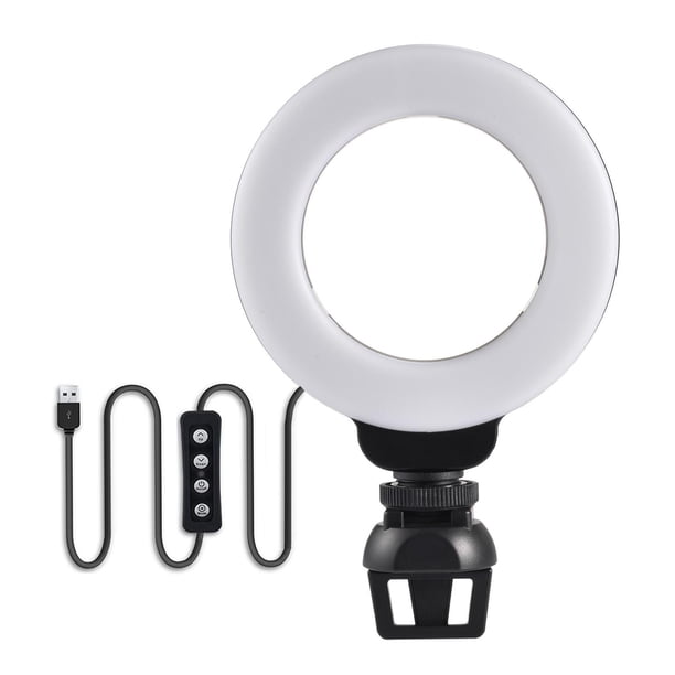 Anillo De Luz Con Clip Con Soporte De Abrazadera Para Videoconferencia De Computadora Portátil Luz De Zoom Portátil De 4 Pulgadas matsuzay EL015909-00