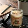 thumbnail image 4 of Merry Christmas and Happy New Year Santa Belgian Malinois Holiday Xmas Winter 2025 Soy Wax Candle Sheepdog Dog Lover Gifts 16oz White Vanilla Candle - 00024, 4 of 5