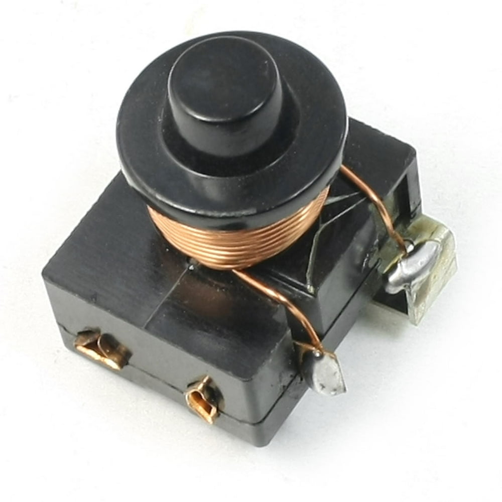 Unique Bargains Black 1/6 HP Refrigerator Parts