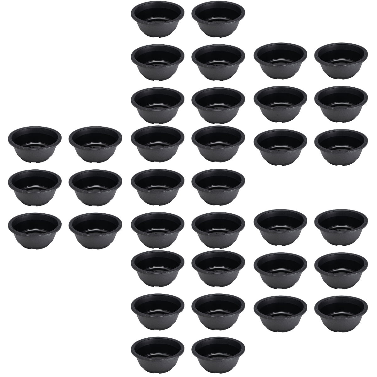 36 Pcs  Gardening Flower Pot Hollow Bottom Flower Planting Pots Flower Plant Container