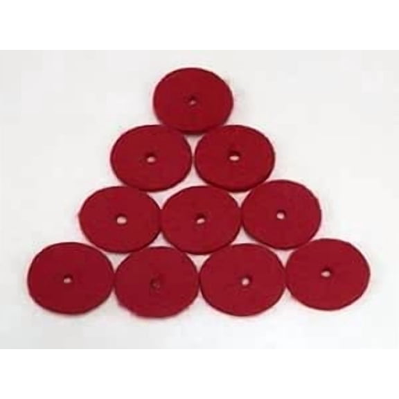 Teamwork SPOOL PIN FELTS RED 10 PACK - BROTHER, JANOME, KENMORE, SIMPLICITY, SINGER 8879