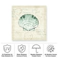 thumbnail image 3 of Pela Studio 'Ocean Prints II' Outdoor Canvas 24x22, 3 of 5