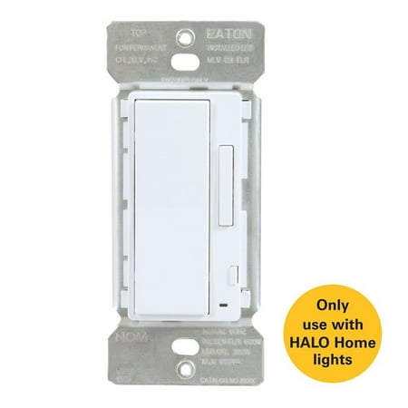 Eaton Lighting Hiwac1ble40awh Halo Home In-wall Accessory Smart Dimmer