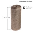 thumbnail image 2 of Unique Bargains PP Burlap Mesh 10' x 10 Yards Decorative Wrapping Ribbon, Flaxen 1 Roll, 2 of 5