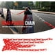 thumbnail image 1 of Cadena de plástico, cadena de advertencia/señal de 6 mm x 10 m, para mantenimiento de carreteras, estacionamientos, áreas peligrosas - Blanco ZefeiWu 8390615072274, 1 of 1
