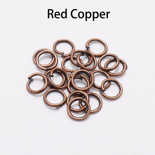 200 Unids/bag3 4 5 6 7 8 10 12 14 16 18 20 mm Anillos De Salto Abiertos Plata/Oro/Bronce Split Conectores Para Bricolaje Joyería Búsqueda A Granel