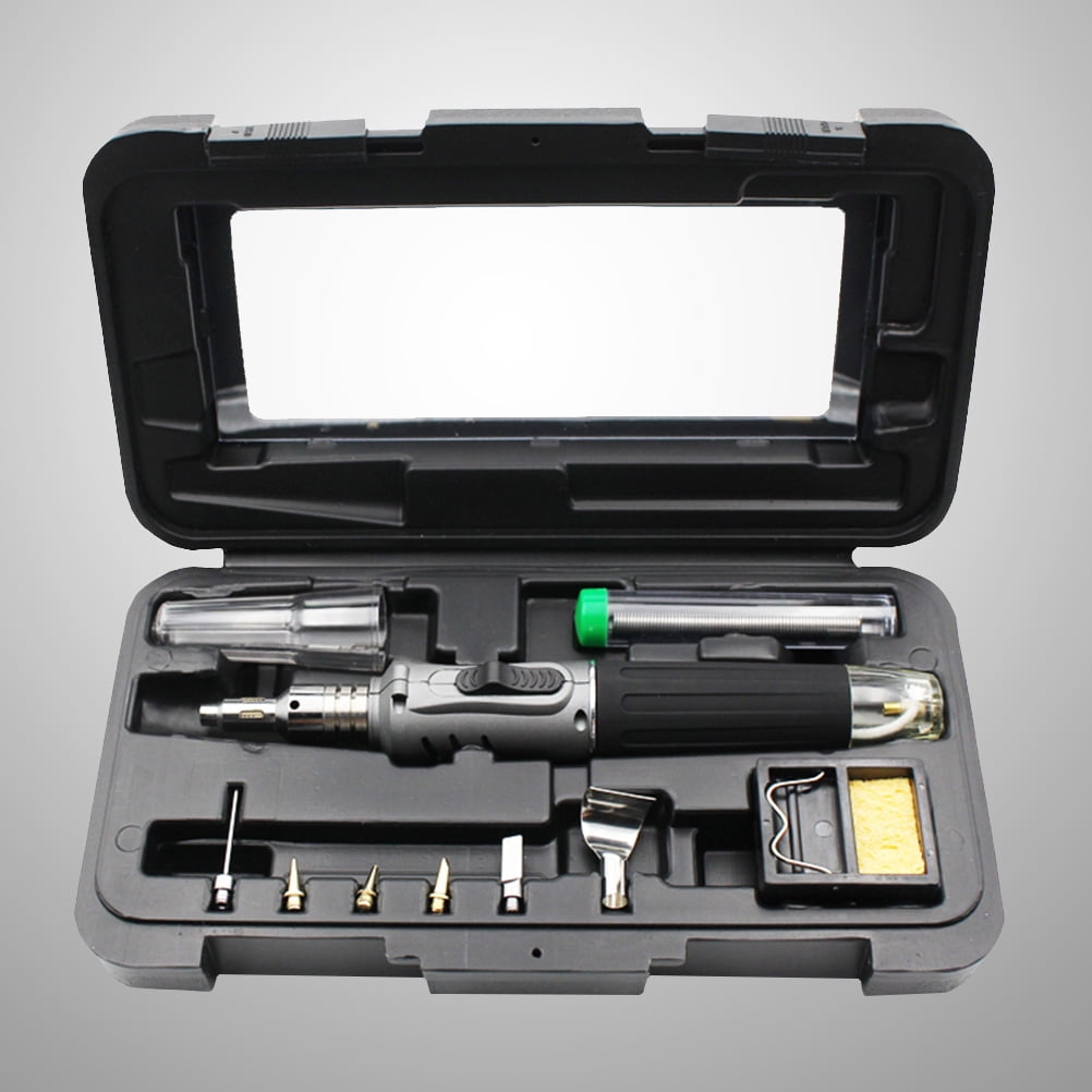 Masteelf  Propane Soldering Iron Cordless Igniting Torch Head for Full Grey
