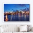 thumbnail image 2 of wall26 Canvas Print Wall Art Miami, Florida City Dusk Skyline Architecture &amp; Maps Cityscape Photography Realism Global Scenic Colorful Multicolor for Living Room, Bedroom, Office - 24"x36&qu, 2 of 5